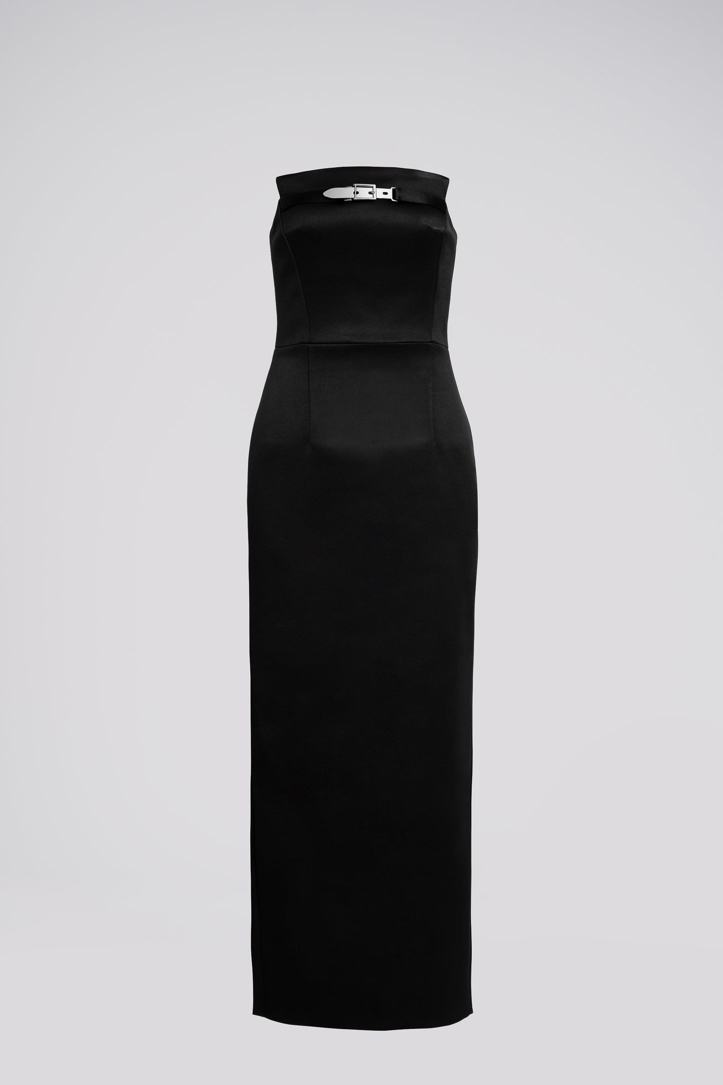 Strapless Petite Maxi Dress in Black