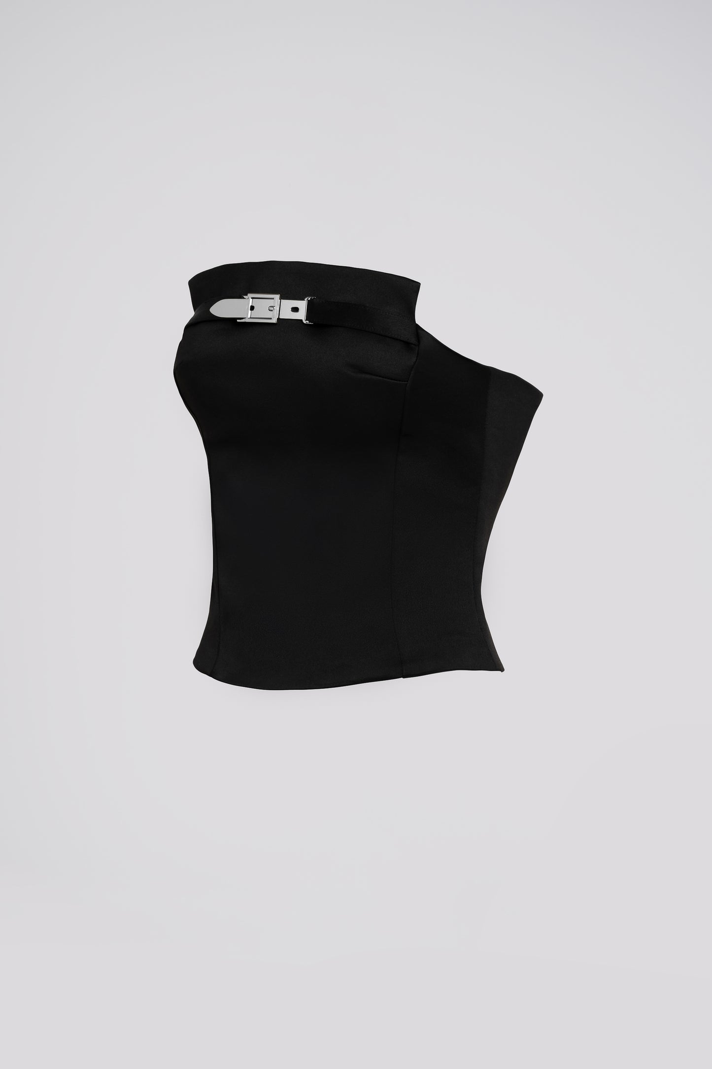 Strapless Petite Top in Black